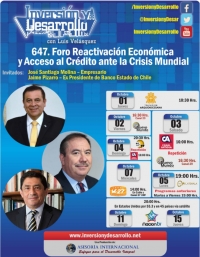 647. Foro Reactivación Económica y Acceso al Crédito ante la Crisis Mundial