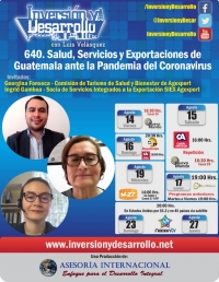 640. Salud, Servicios y Exportaciones de Guatemala ante la Pandemia del Coronavirus