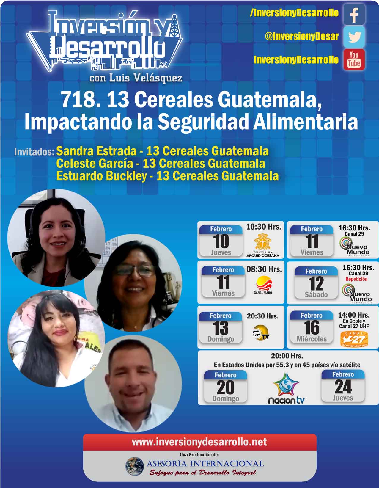 718. 13 Cereales Guatemala, Impactando la Seguridad Alimentaria