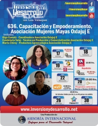636. Capacitación y Empoderamiento, Asociación Mujeres Mayax Oxlajuj E