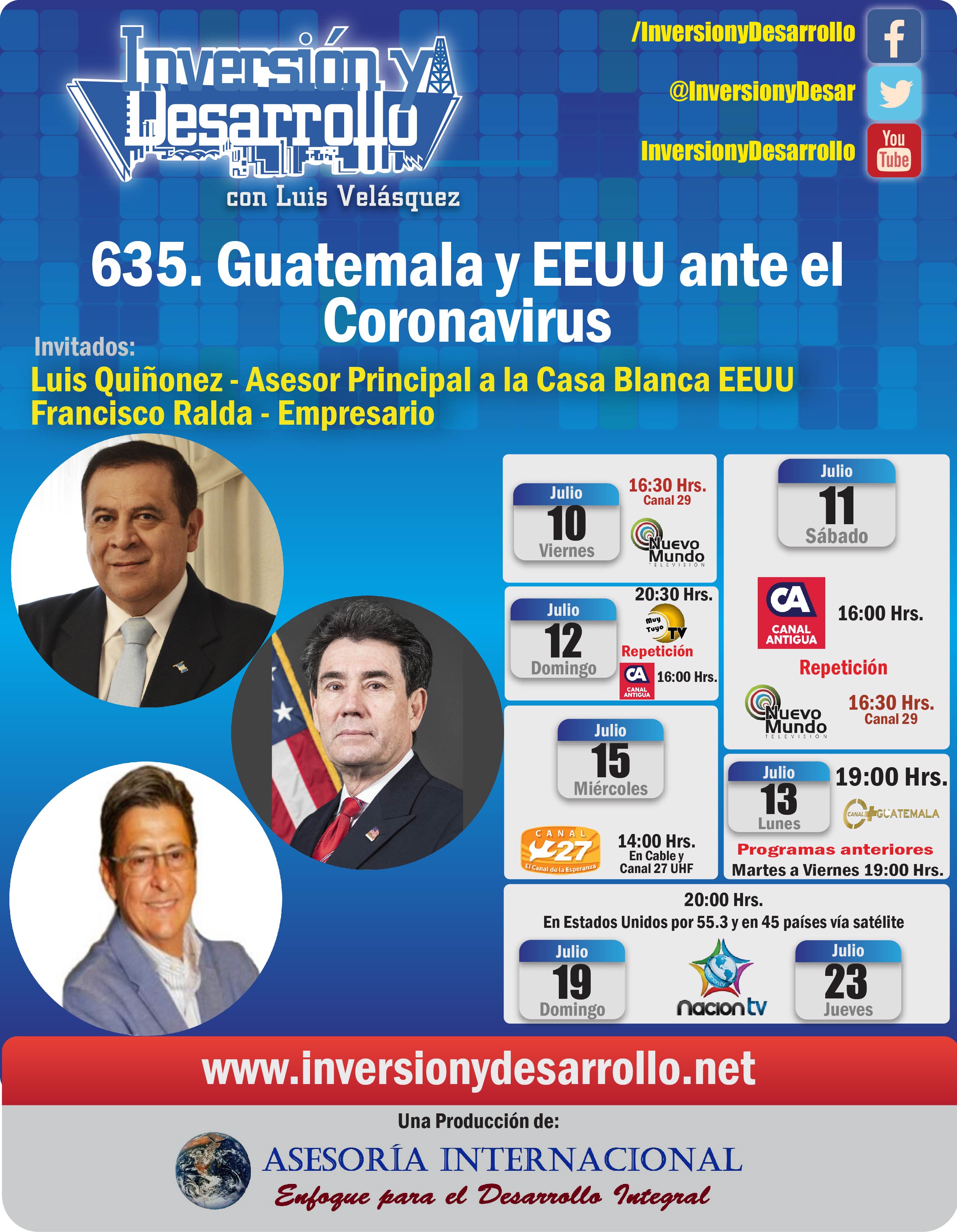 635. Guatemala y EEUU ante el Coronavirus